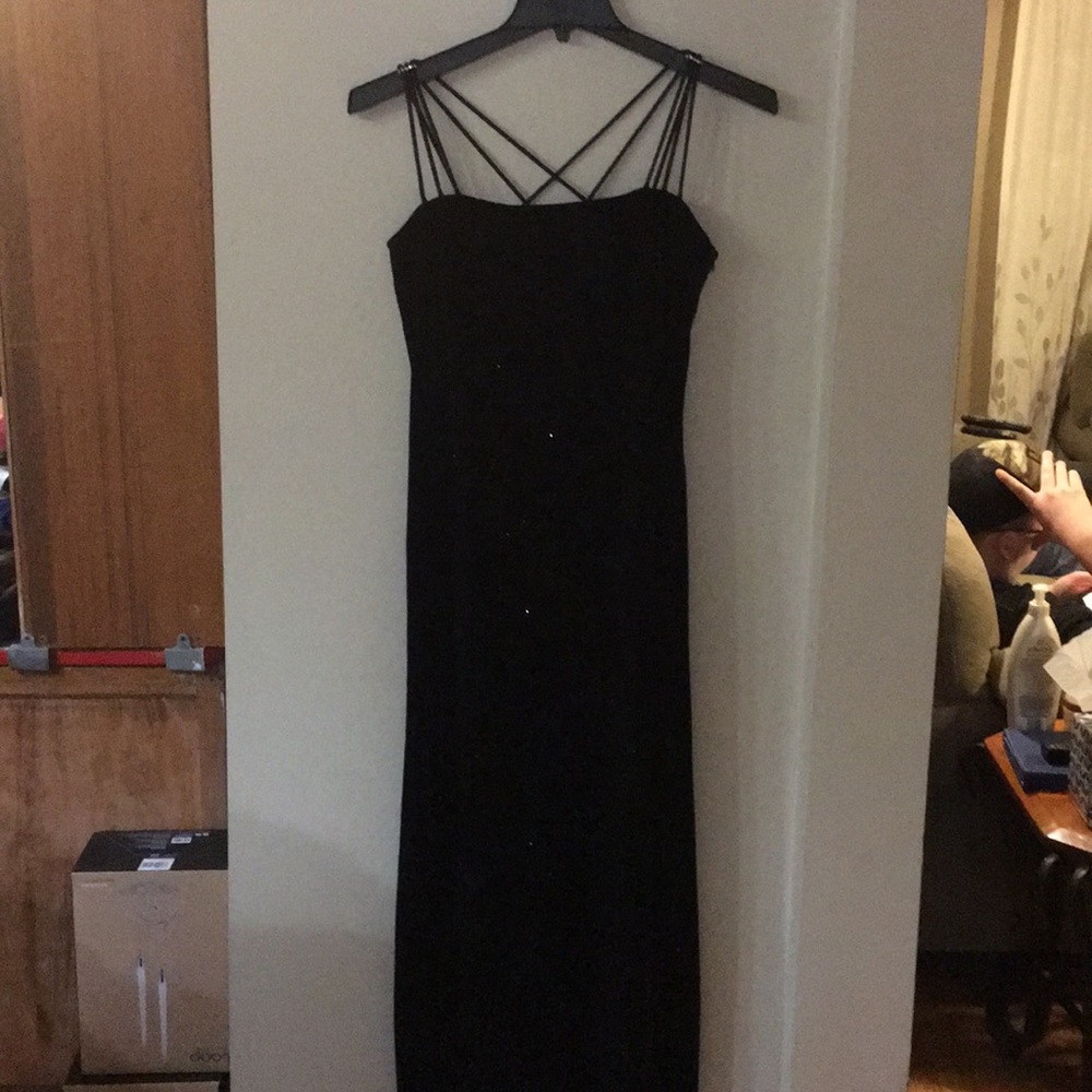 Long black dress
